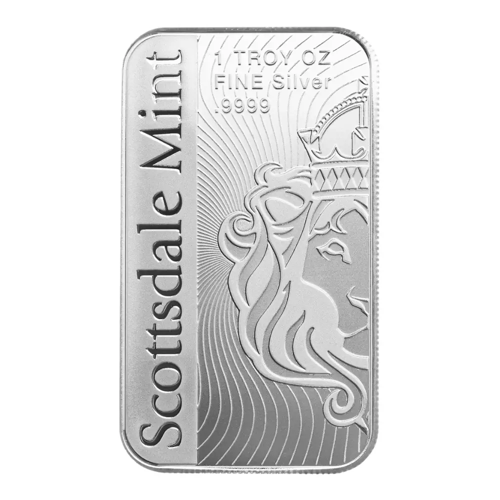 Scottsdale獅王漩渦銀條1盎司