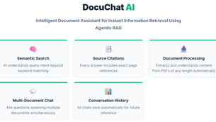DocuChat AI: Intelligent Document Assistant for Instant Information Retrieval Using Agentic RAG