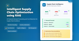 Intelligent Supply Chain Optimization using RAG: Real-time Demand Forecasting