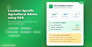 Location-Specific Agricultural Advice using RAG: Farm-Specific Insights and Precision Agriculture