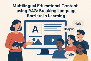 Multilingual Educational Content using RAG: Breaking Language Barriers in Learning