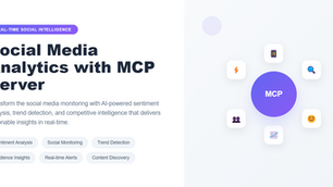 Social Media Analytics with MCP Server: Real-Time Social Intelligence