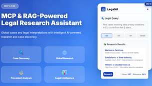 MCP & RAG-Powered Legal Research Assistant: Global Cases and Legal Interpretations