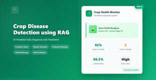 Crop Disease Detection using RAG: AI-Powered Early Diagnosis and Treatment