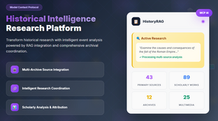 MCP-Powered Historical Research Platform: Intelligent Event Analysis with RAG Integration
