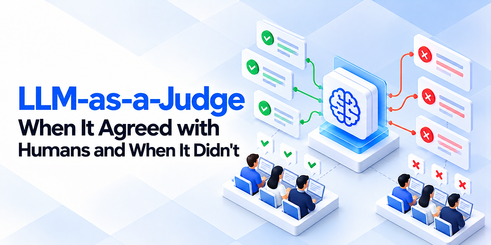 LLM-as-a-Judge: When It Agreed with Humans and When It Didn't