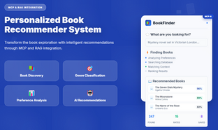 MCP & RAG-Powered Personalized Book Recommender: Intelligent, Evolving, and Context-Aware Suggestions