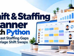 Shift & Staffing Planner with Python: Forecast Staffing Gaps and Triage Shift Swaps