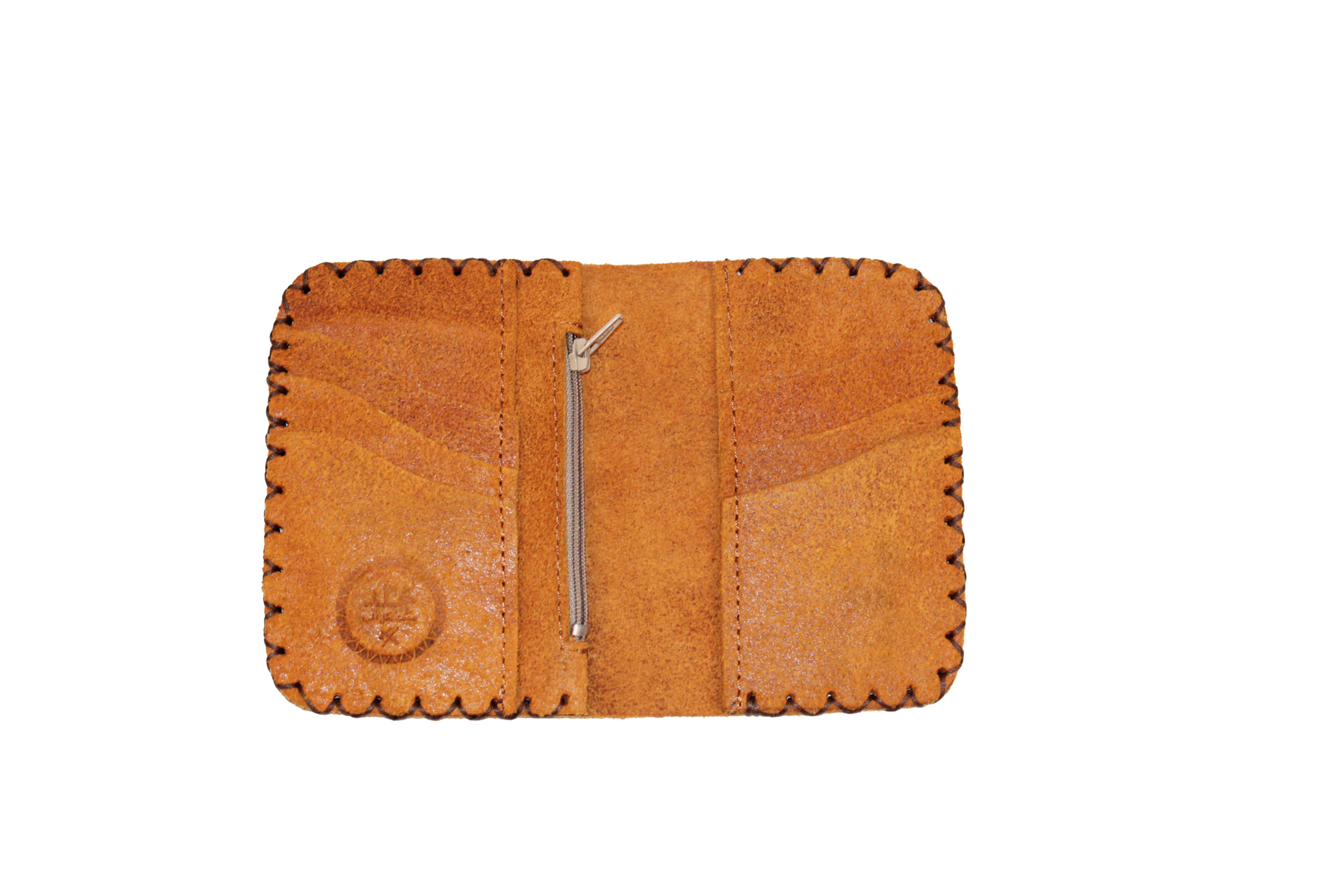 Brushed Camel Shuk Wallet
