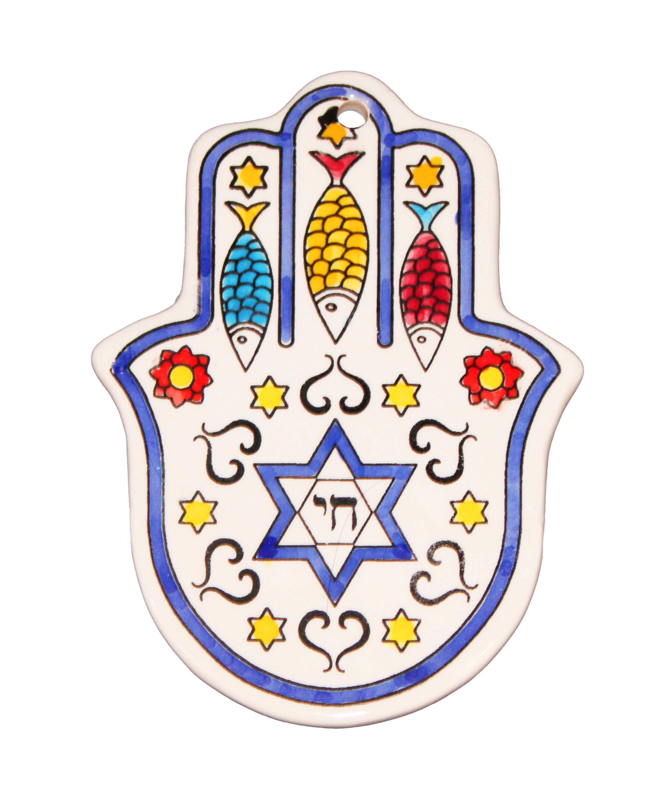 Star of David Chai Hamsa