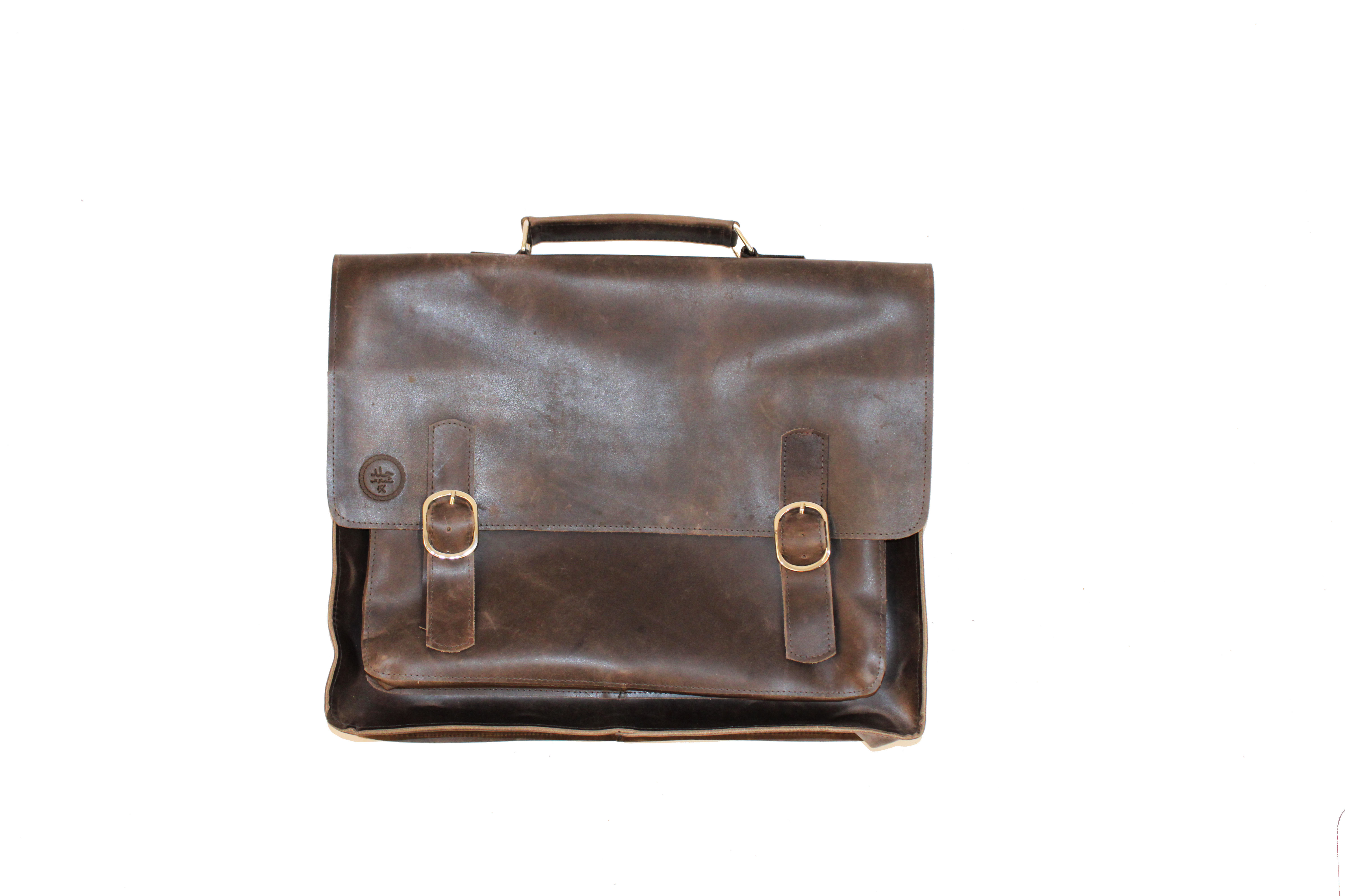 Rustic Ash Grey Briefcase