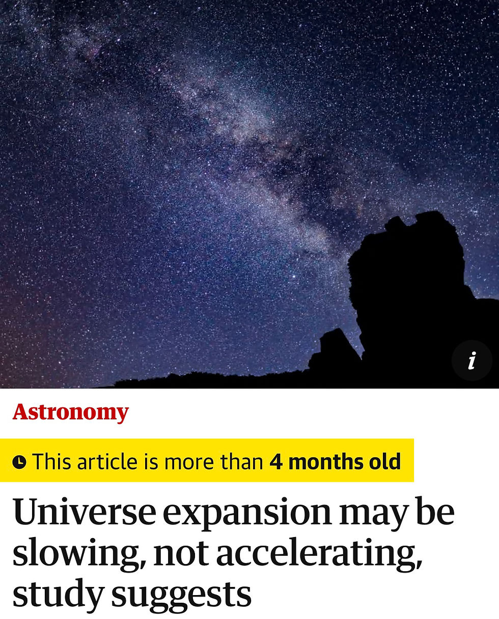 Universe expansion may be slowing, not accelerating, study suggests