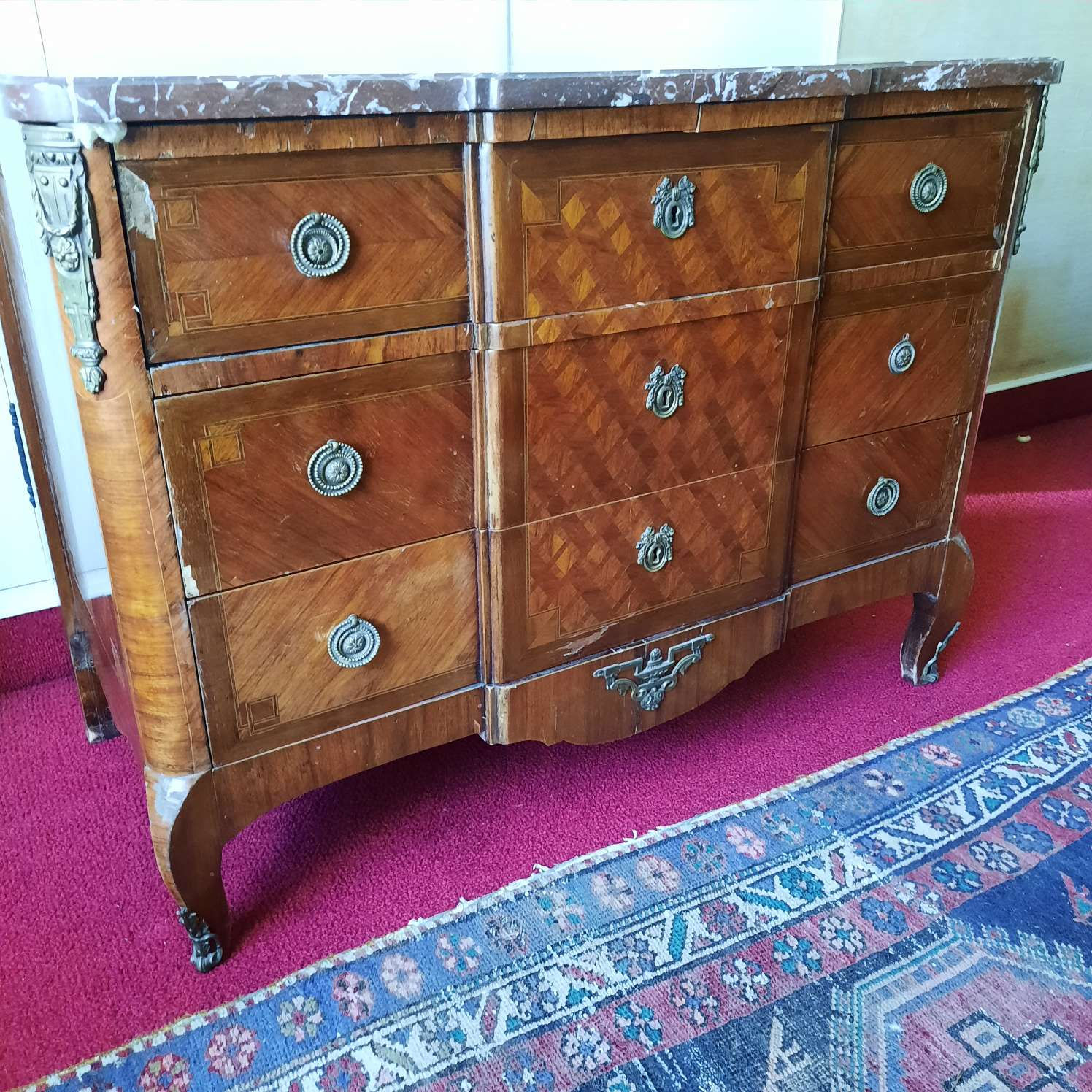 Réf. 005 - COMMODE EN MARQUETERIE - TRANSITION