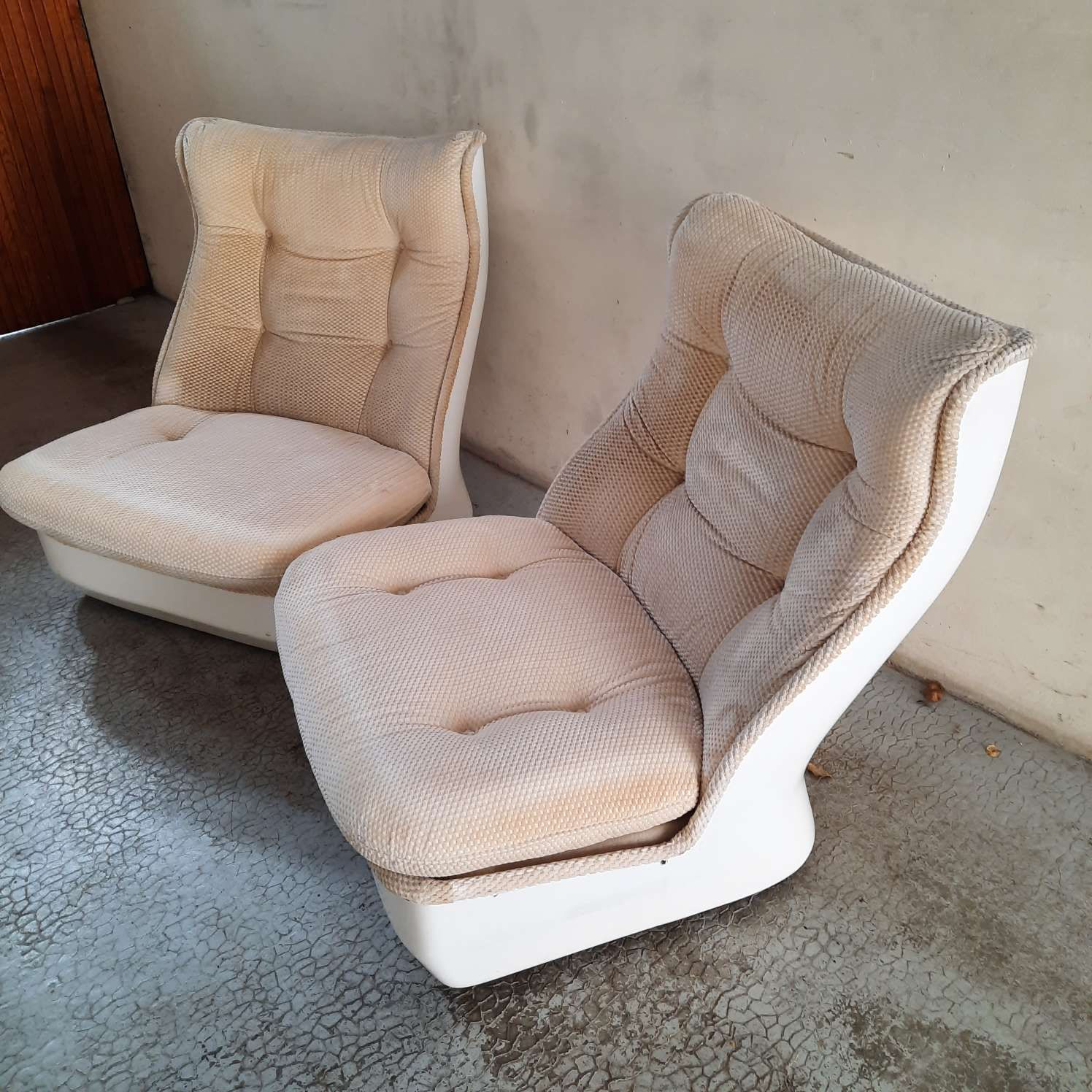 Réf. 178 - PAIRE DE FAUTEUILS "ORCHIDÉE" PAR "AIRBORN"