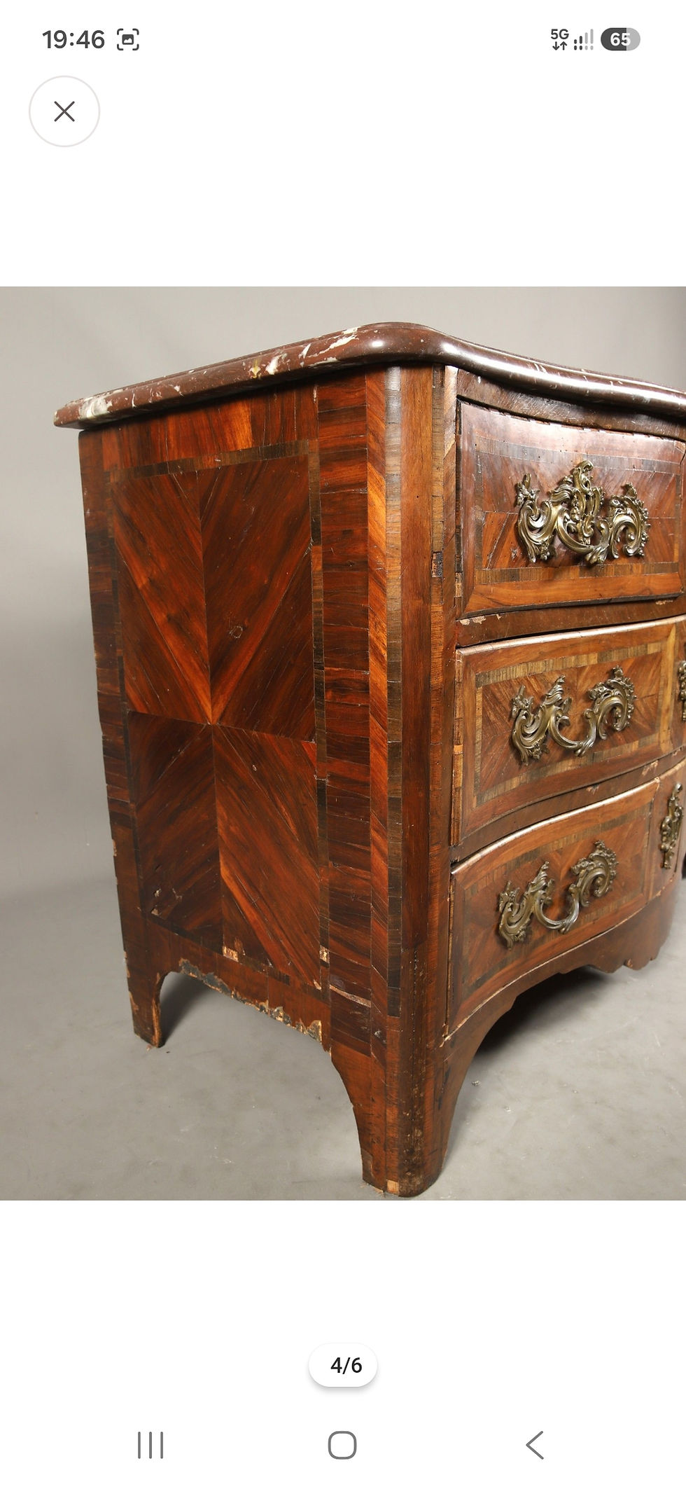 Miniature : Réf. 485 - COMMODE D'EPOQUE RÉGENCE