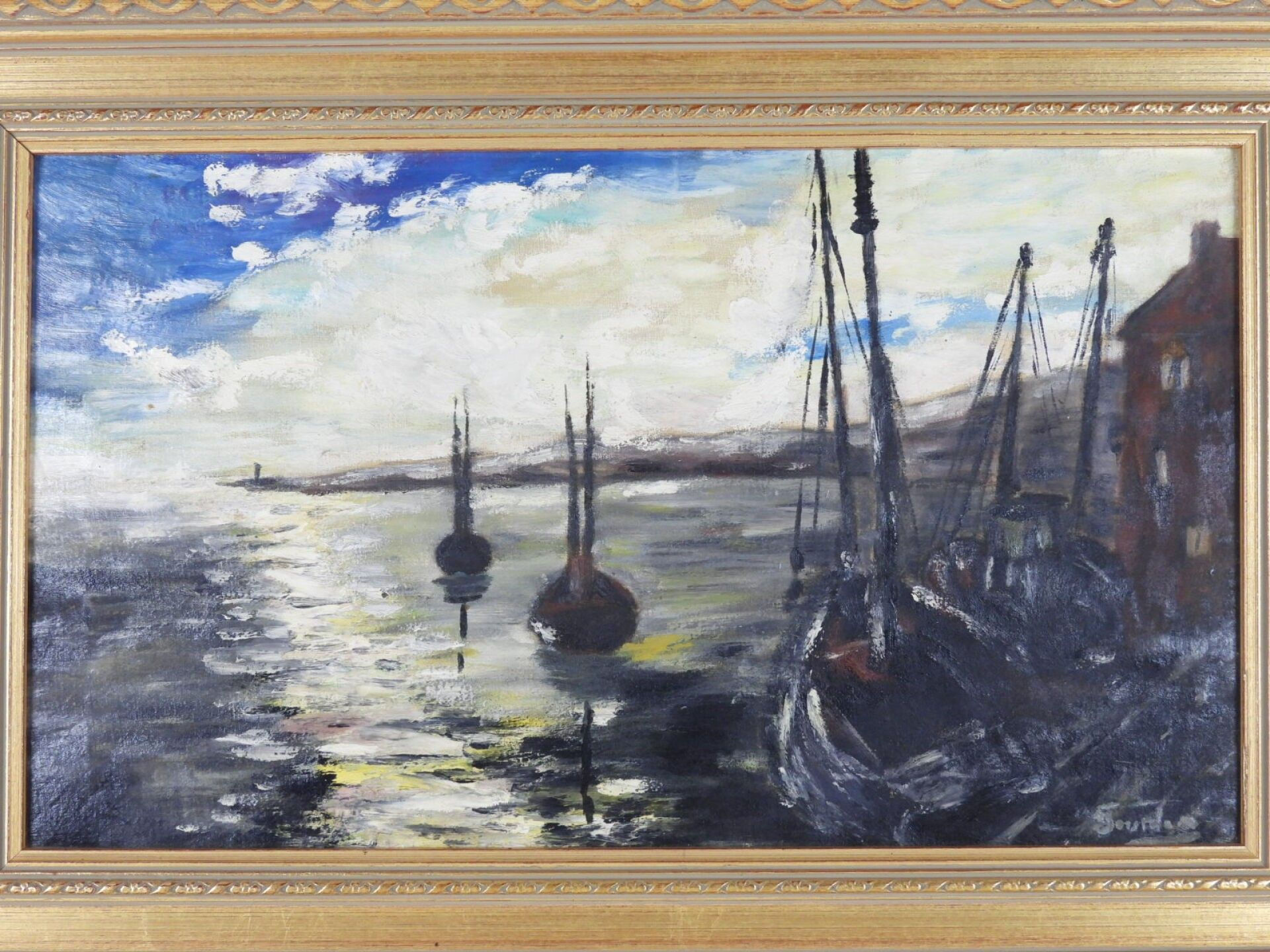 Réf 293 - HUILE SUR TOILE SIGNÉE JOURDAN
