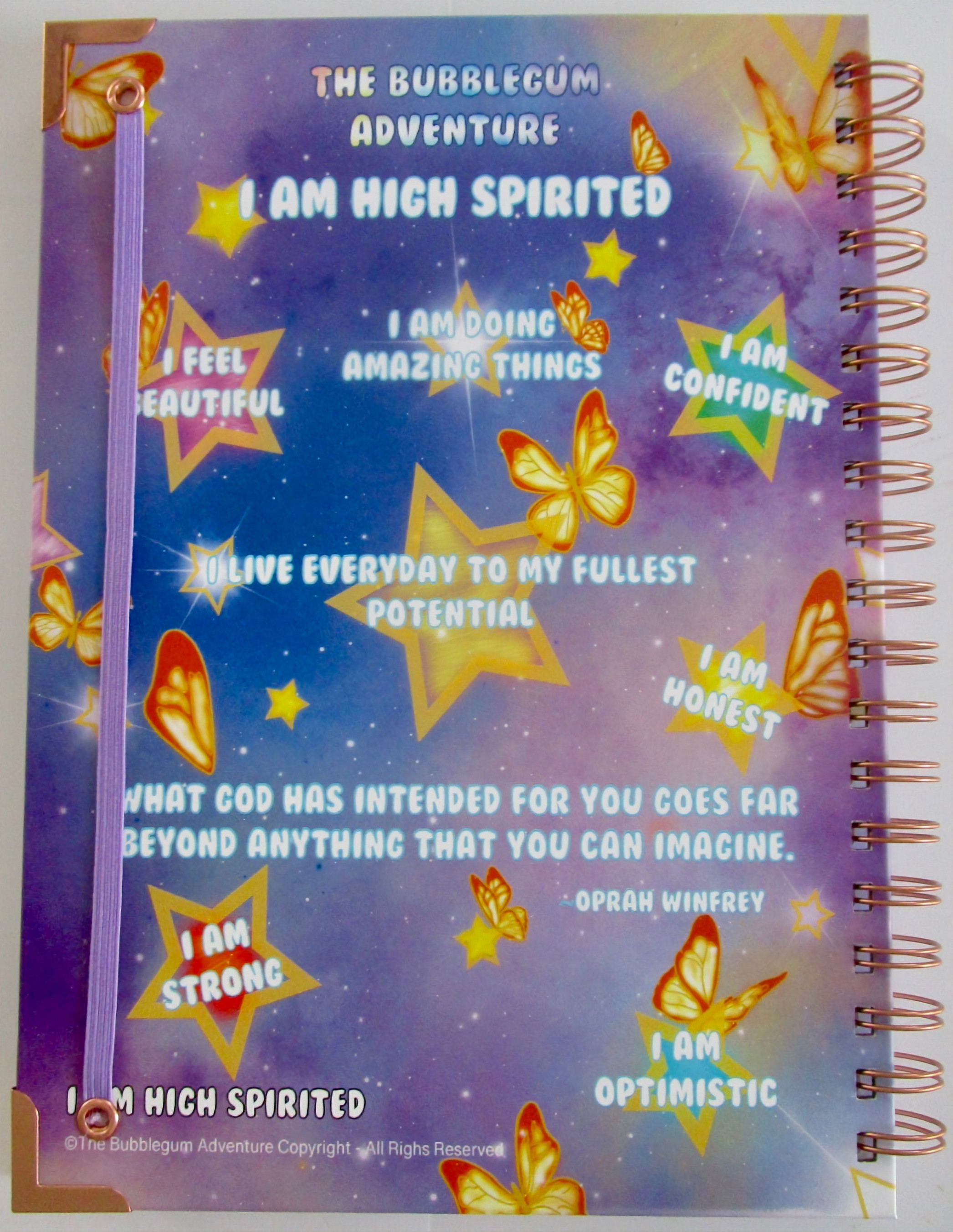 I AM HIGH-SPIRITED – Affirmation Journal for Girls of Color Faith Based