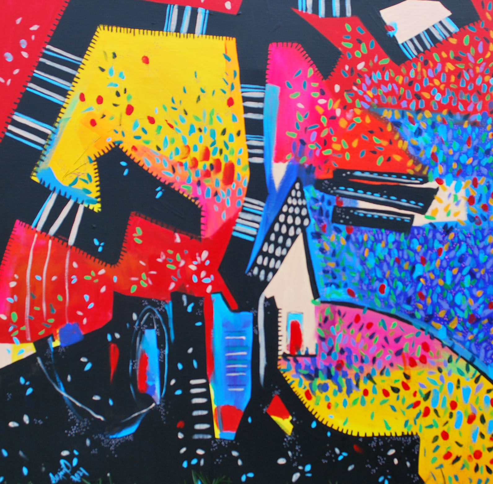 Standing in the middle