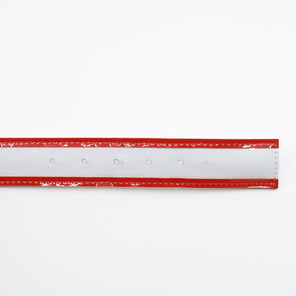 Thumbnail: Red & White Striped Belt