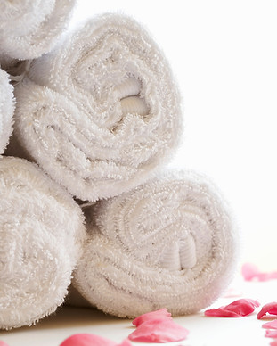 Rolled Spa Towels