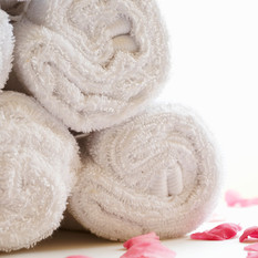 Rolled Spa Towels