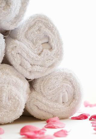 Rolled Spa Towels