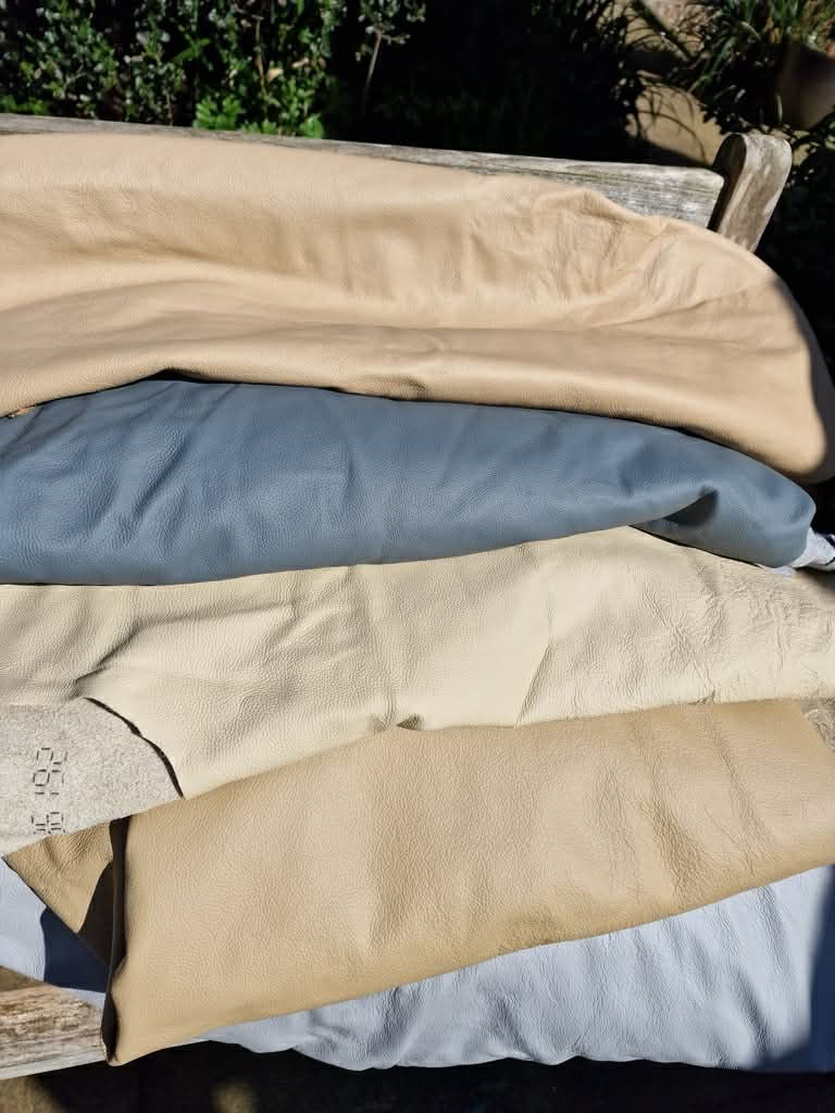 Thumbnail: Whole Italian leather hides from £80