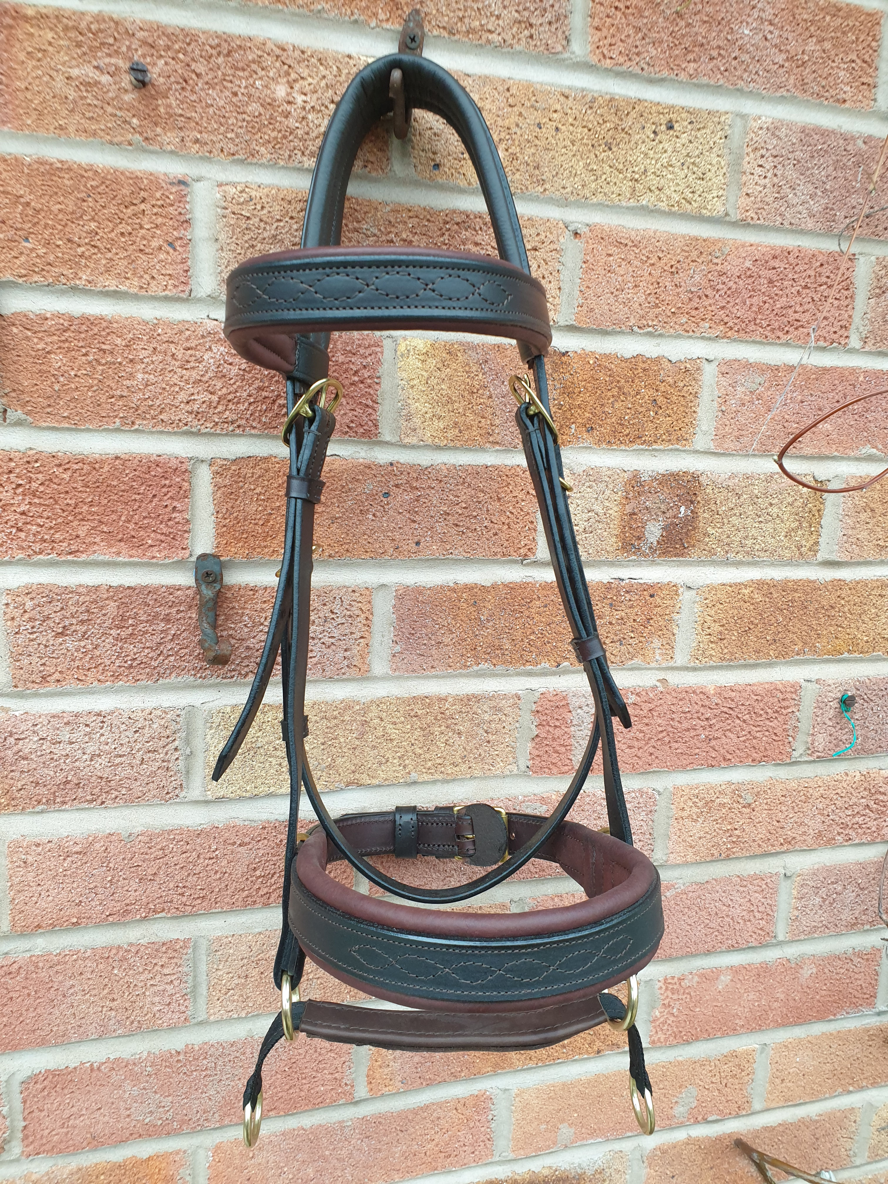 leather xfs havana and conker double