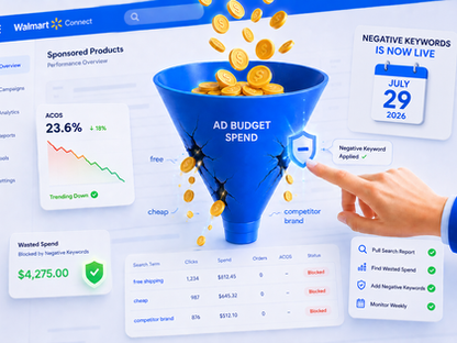 Walmart Rolls Negative Keyword TARGETING.
