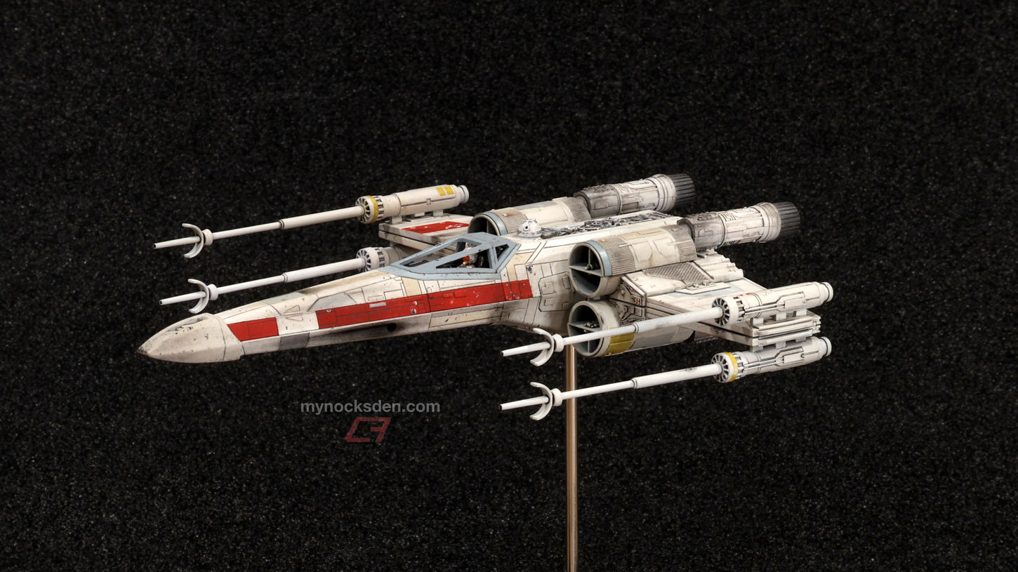 Bandai 1/72 Scale X-Wing Model Kit build by Taras Harkavyi, Mynock's Den
