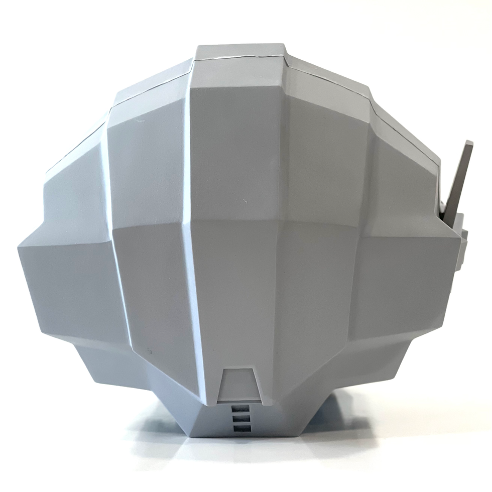Thumbnail: Mynock's Den Old Republic HK55 Helmet Resin Cast rear view.