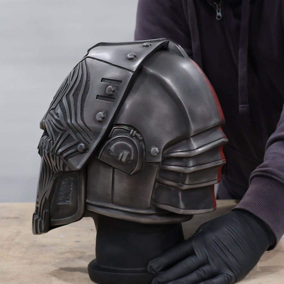 Thumbnail: SWTOR Sith Acolyte Helmet by Mynock's den, fully finished, ready to wear, video