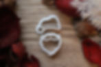 Duo Christmas Santa Hat & Beard Polymer Clay Cutter 2
