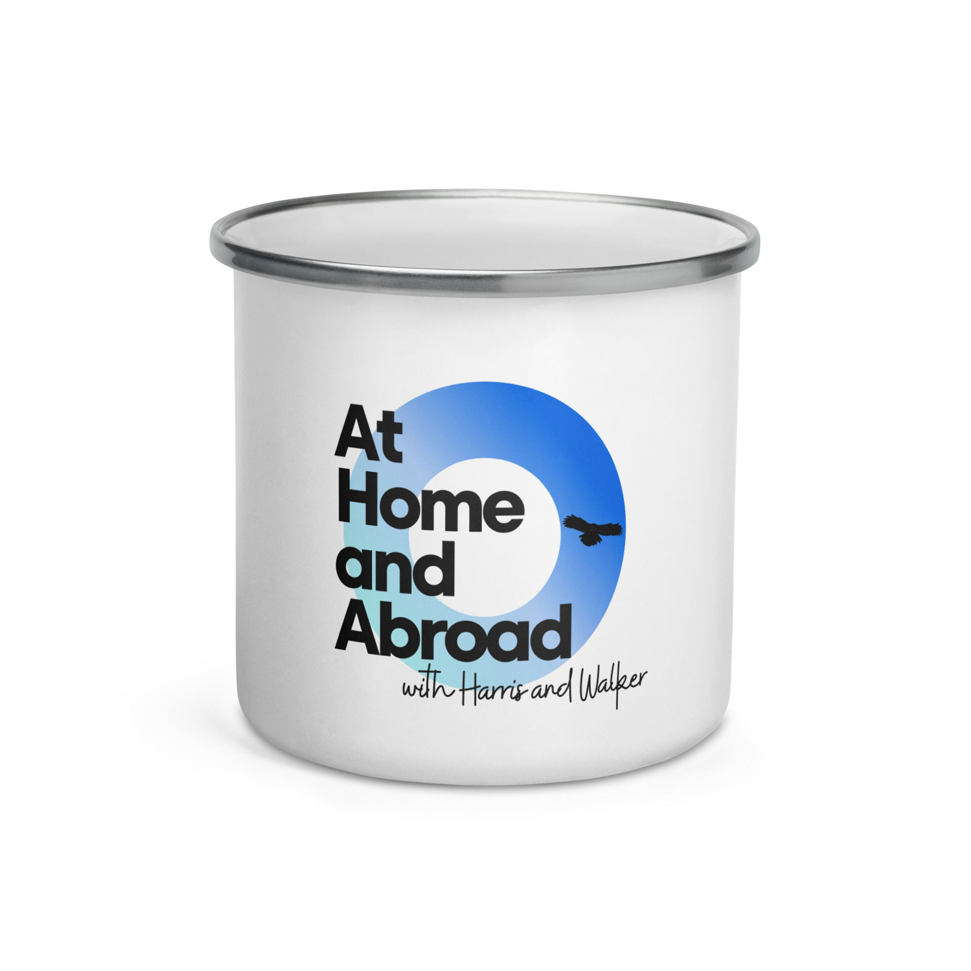 At Home and Abroad Enamel Mug