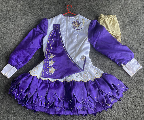 purple irish dance dress Irish Dance Eire Designs by Gavin Doherty Purple Red White Solo Dress 31" length