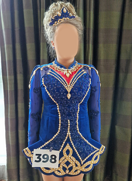 blue irish dance dress Irish Dance Designs by Jean Olsson