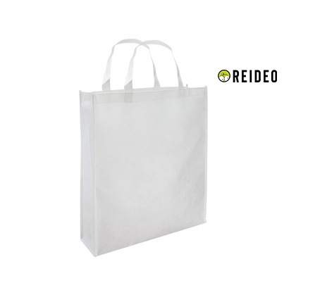 Bolsa reutilizable de TNT en tela PET no tejida de 80g/m2, modelo "Conference". Ideal para Sublimación.