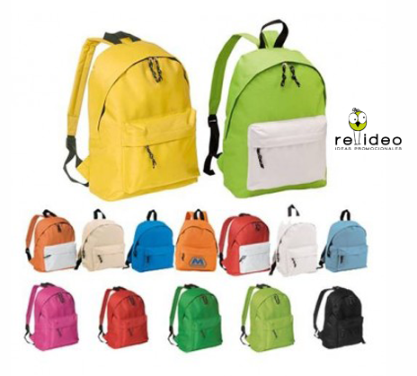 Mochila modelo "Discovery" en resistente poliéster 600D de desenfadado diseño en variada gama de colores