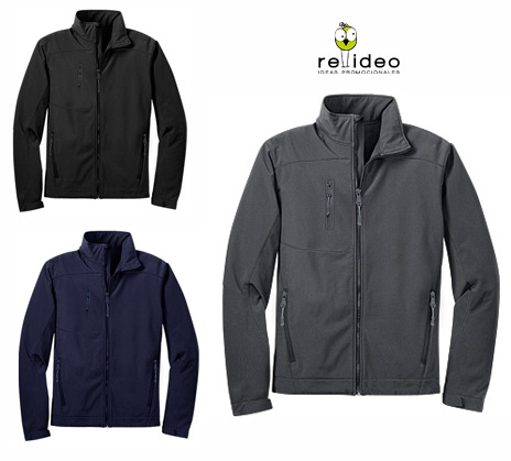 Chaqueta Softshell sin gorro, de la talla XS a la XL.