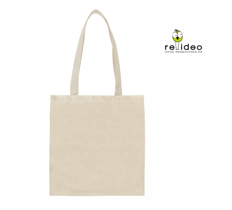 Bolsa 100% Algodon. Bolsa reutilizable. Manijas cosidas.