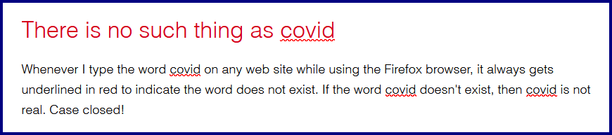 There is no such thing as covid content media