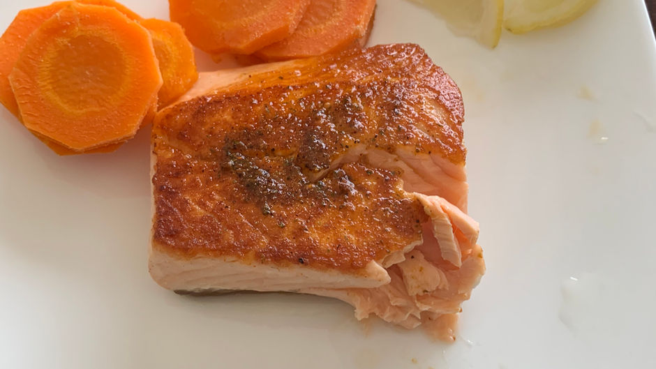 Pan Seared Salmon with Cajun Spice