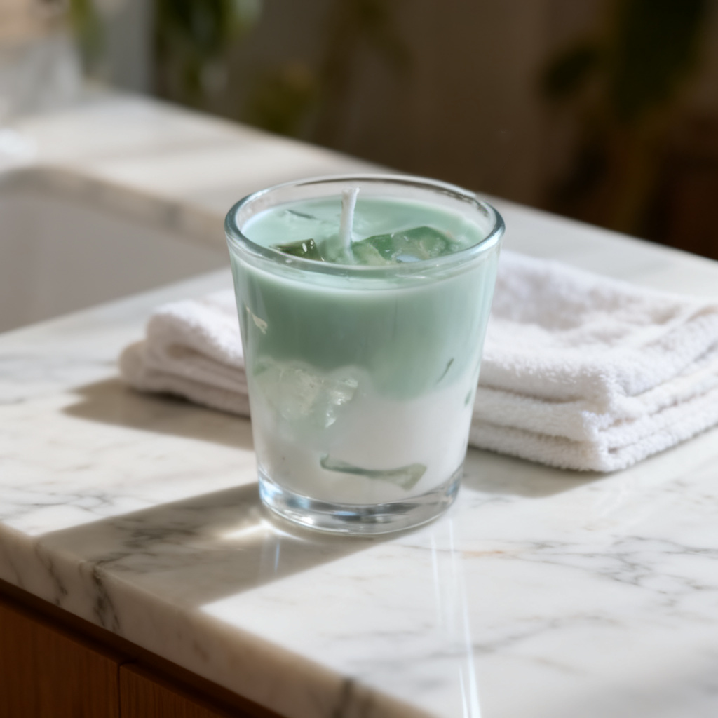Matcha Glow Candles | Matcha Latte Candle | Pack of 4