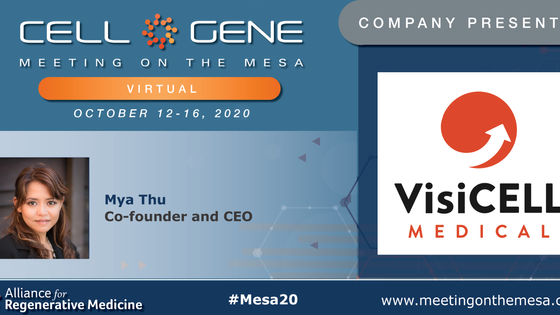 VisiCELL is presenting at 2020 Cell and Gene Meeting on the Mesa