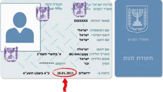 תאריך הנפקה של תעודת זהות הר הביטוח