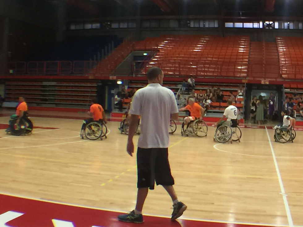 משחק ראווה - מרכז הספורט לנכים בראשון לציון במסגרת ערב הגמר עונת 2016