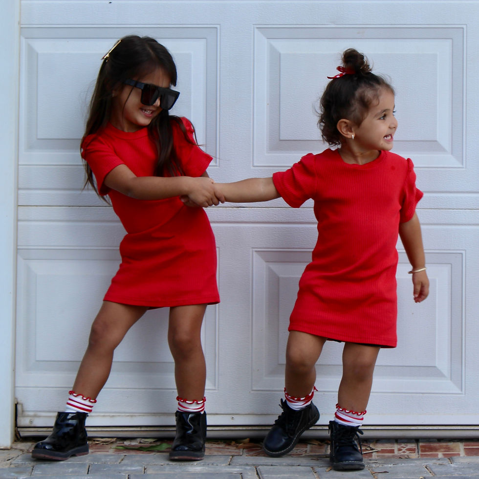 Thumbnail: Red Mini T-shirt Dress