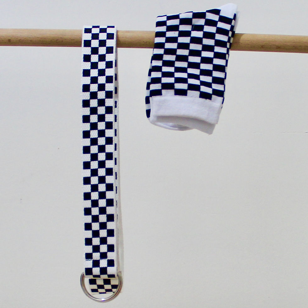 Thumbnail: Checkerboard Belt & Socks