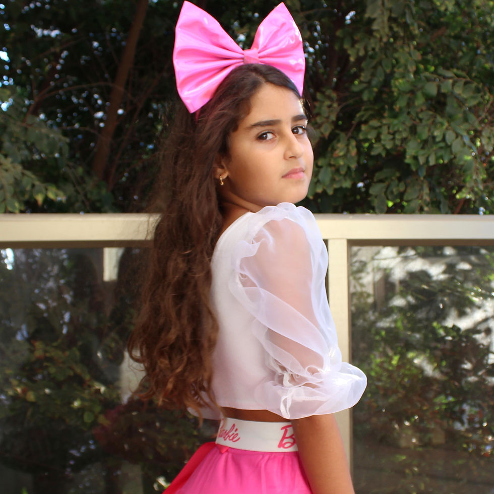 Thumbnail: Oversized Metallic Bow Headband