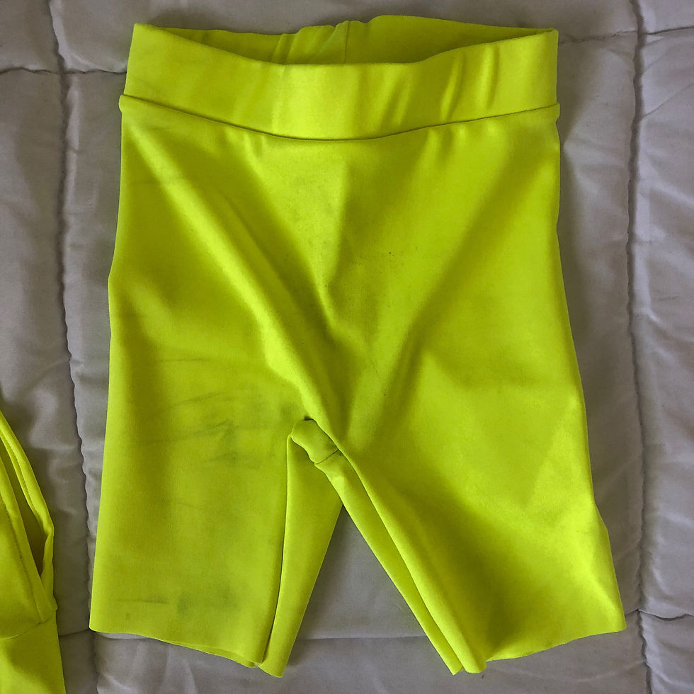 Thumbnail: JOHNNY BANANA CO Hoodie & Shorts - Size 3/4T - Neon Yellow